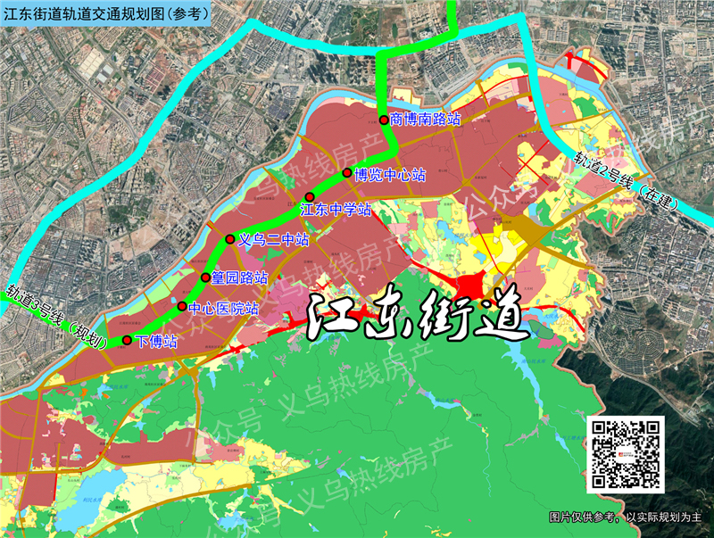 义乌14个镇街轨道交通规划线路图来了!快看经过你家没有?