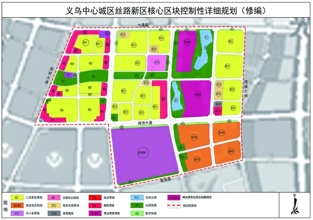 涉及北苑,福田,,苏溪….义乌新一批控制性详细规划来了