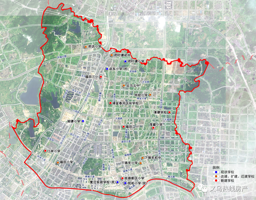 一目瞭然義烏14個鎮街十四五學校佈局規劃圖來了