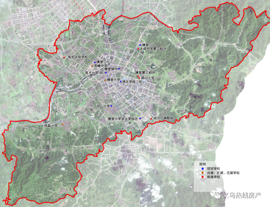 一目瞭然義烏14個鎮街十四五學校佈局規劃圖來了